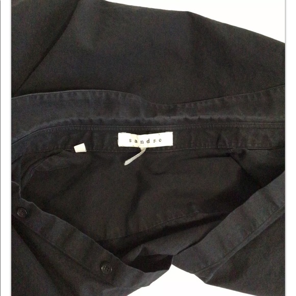 Sandro Shirt young boy Sz M button Down - Picture 7 of 10